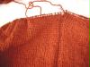 Die orange Lopi-Jacke